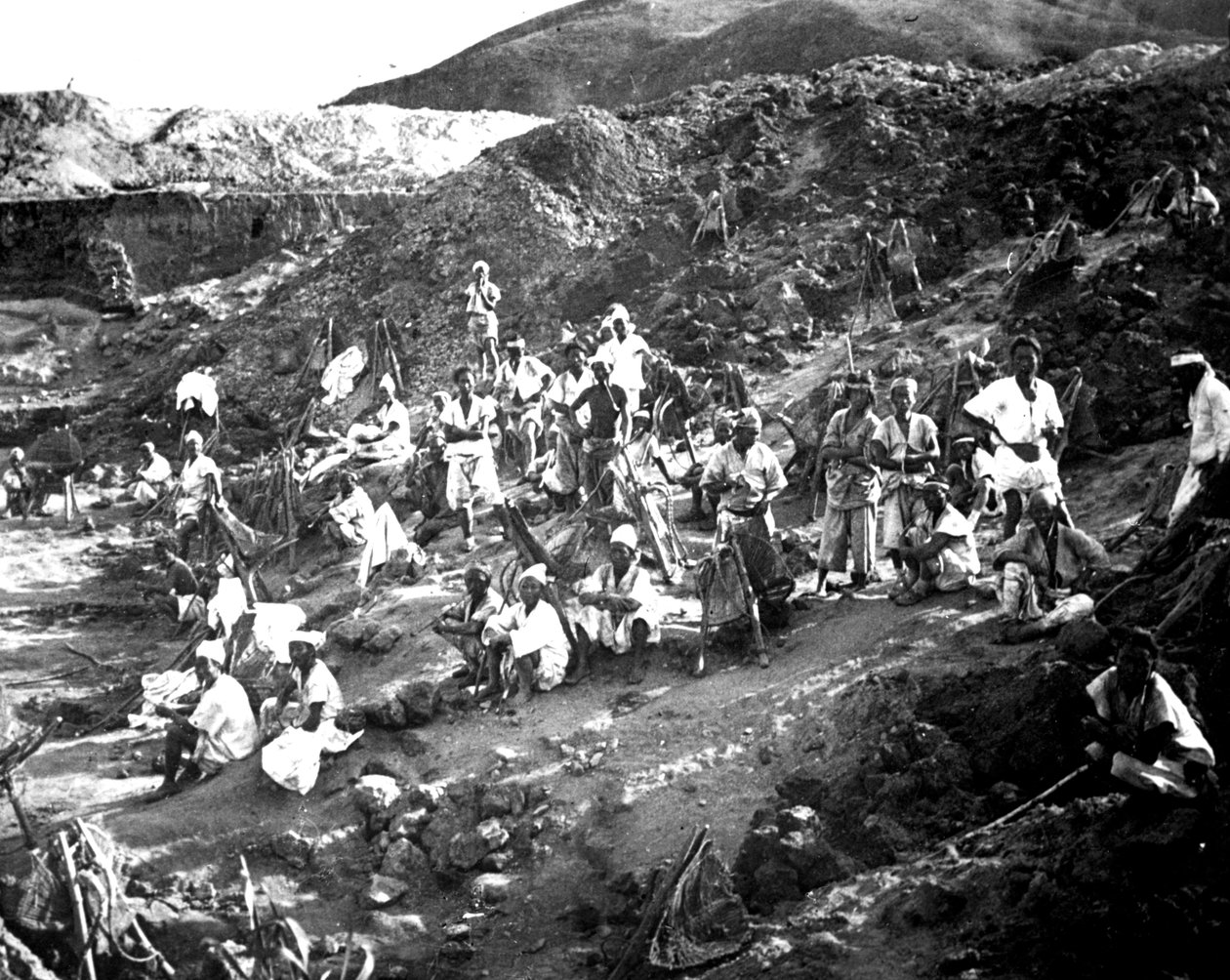 Külszíni bánya, Korea, 1900 alkotó: Unbekannt