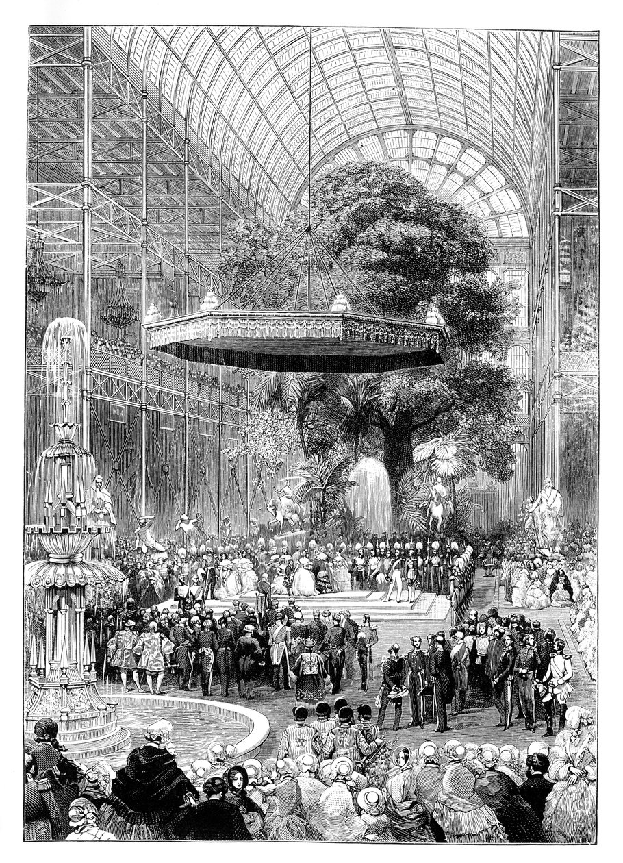 A Nagy Kiállítás megnyitója, Hyde Park, London, 1851, 1888. alkotó: Unbekannt