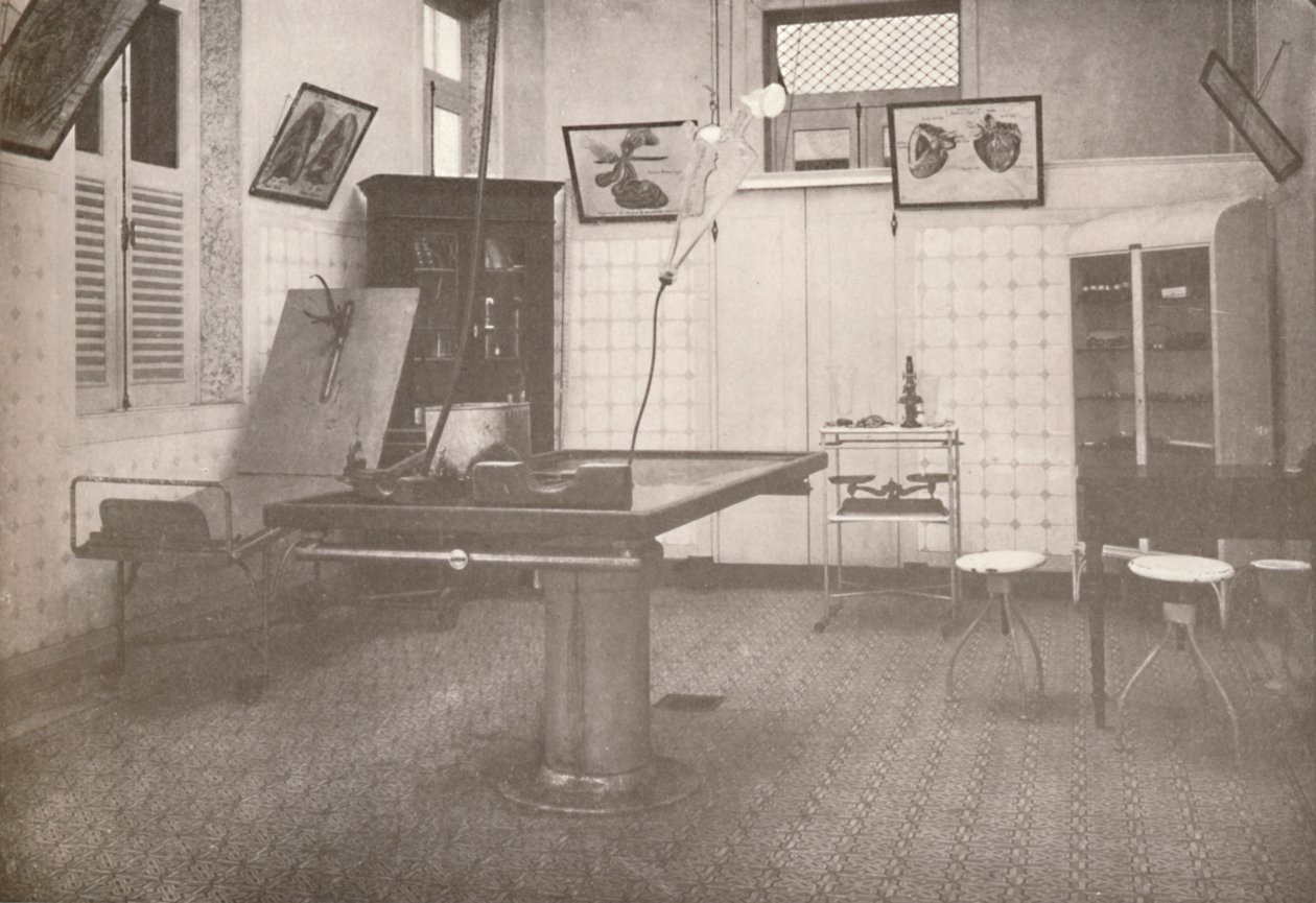 Az orvos-jogi szolgálat műtője, 1914 alkotó: Unbekannt