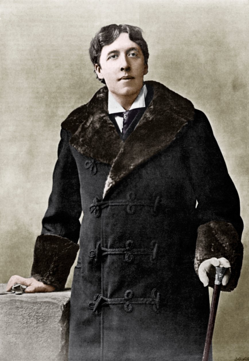 Oscar Wide ír író, szellemes és drámaíró, 1890 alkotó: Unbekannt
