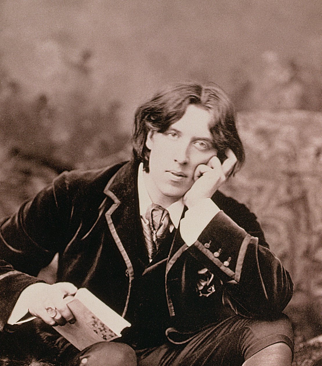 Oscar Wilde ír születésű drámaíró és szellemes, 1882 alkotó: Unbekannt