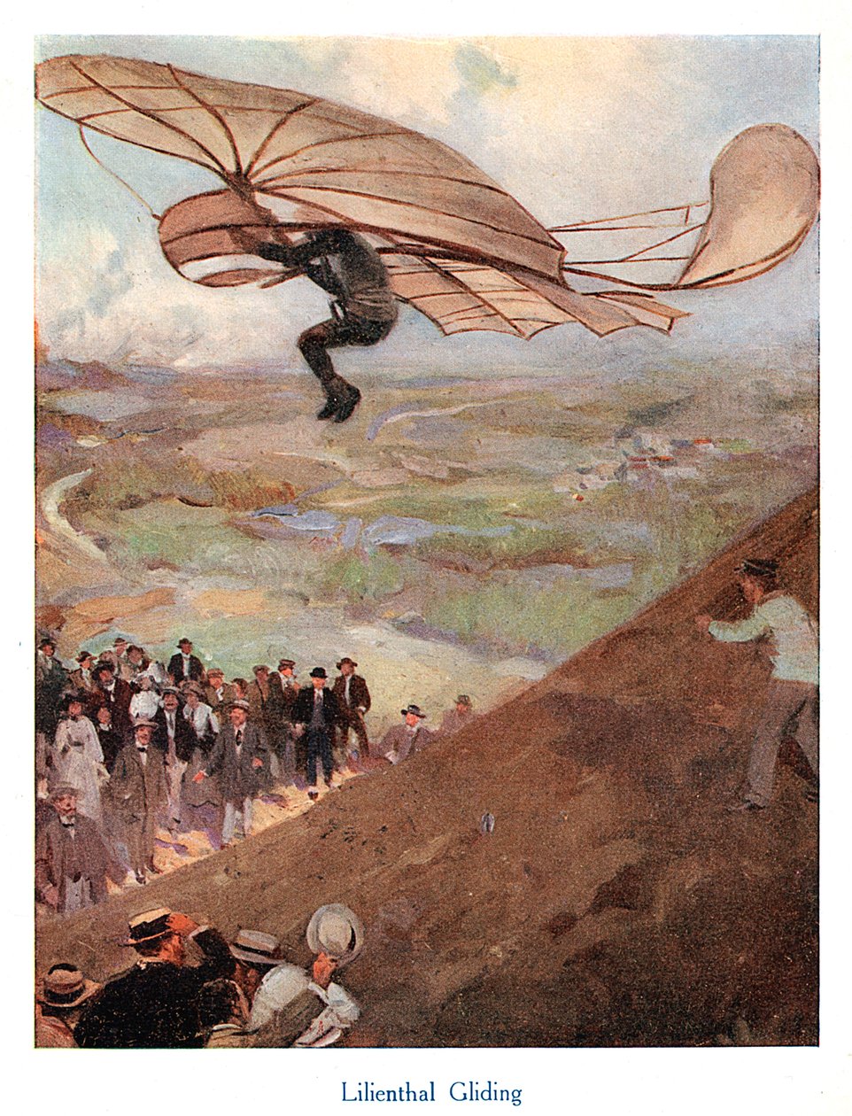 Otto Lilienthal német repülő, XX. század eleje alkotó: Unbekannt
