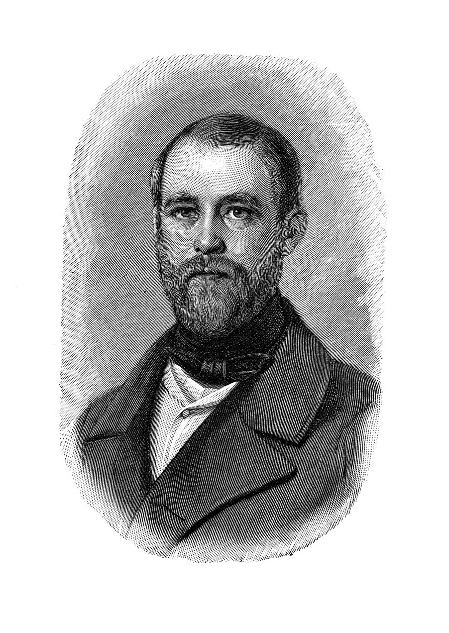 Otto von Bismarck német államférfi, amikor konzervatív helyettes és gátfelügyelő, 1850 alkotó: Unbekannt