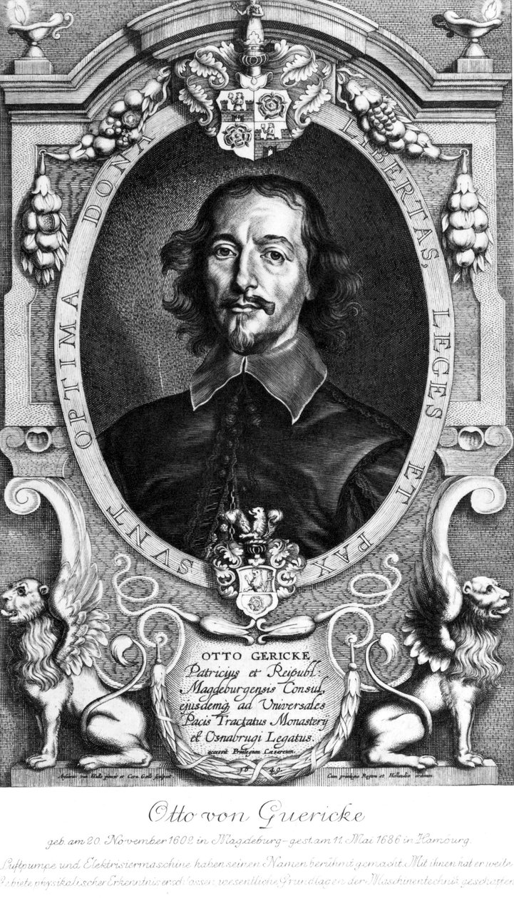 Otto von Guericke német fizikus és feltaláló alkotó: Unbekannt