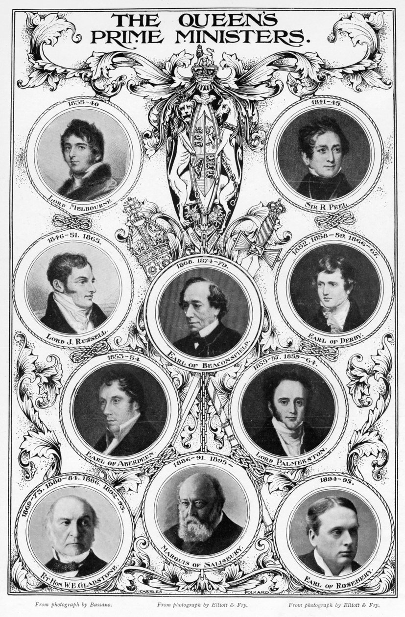 Viktória királynő miniszterelnökei, 1901. alkotó: Unbekannt
