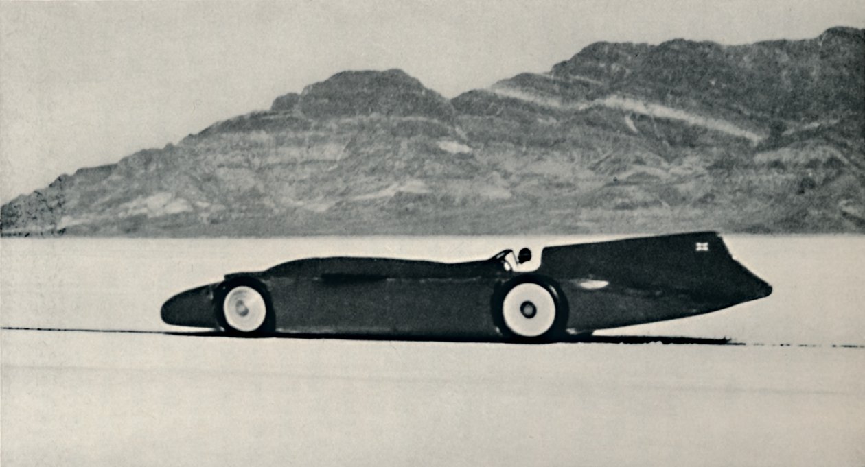 Több mint 300 mérföld óránként a Salt Flats-on, Bonneville, Utah, 1937 alkotó: Unbekannt