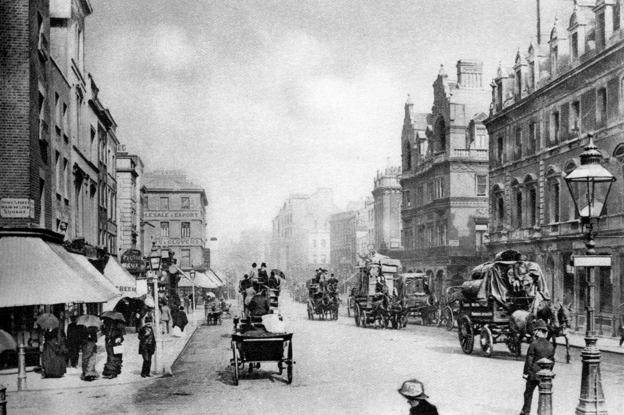 Oxford Street, London, 1880-as évek 1926-1927 alkotó: Unbekannt