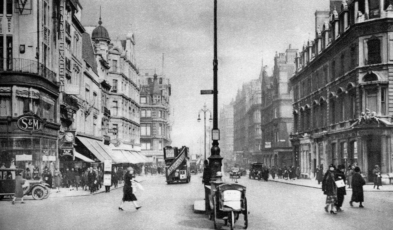 Oxford Street, London, 1926 alkotó: Unbekannt