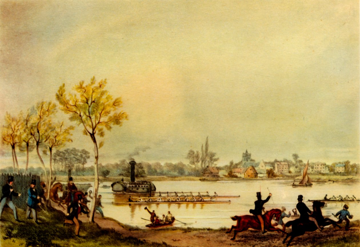„Oxford and Cambridge Boat Race”, 19. század, 1941. alkotó: Unbekannt