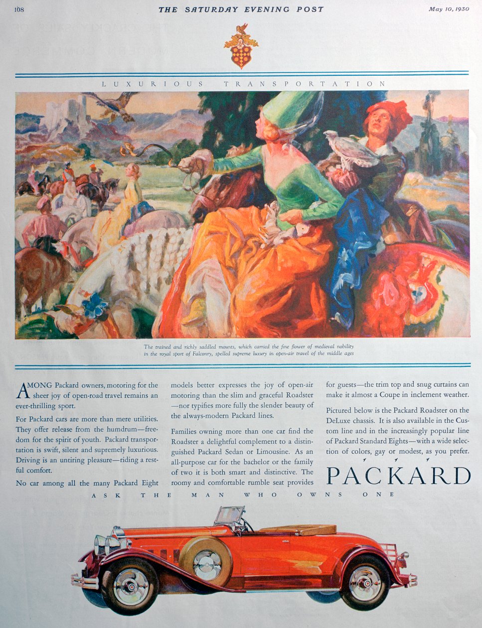 Packard autóhirdetés, 1930 alkotó: Unbekannt
