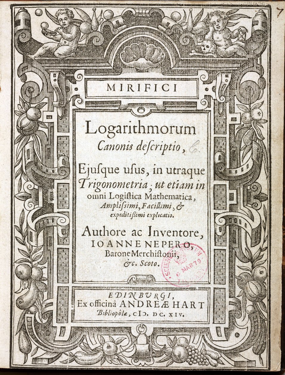 John Napier, Merchiston bárója (1550-1617) 