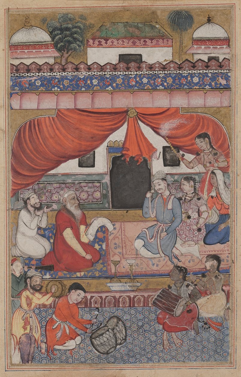Oldal a Papagáj meséiből Tuti-nama: Harmincharmadik éjszaka: Felkészülés a házasságra..., c. 156 alkotó: Unbekannt