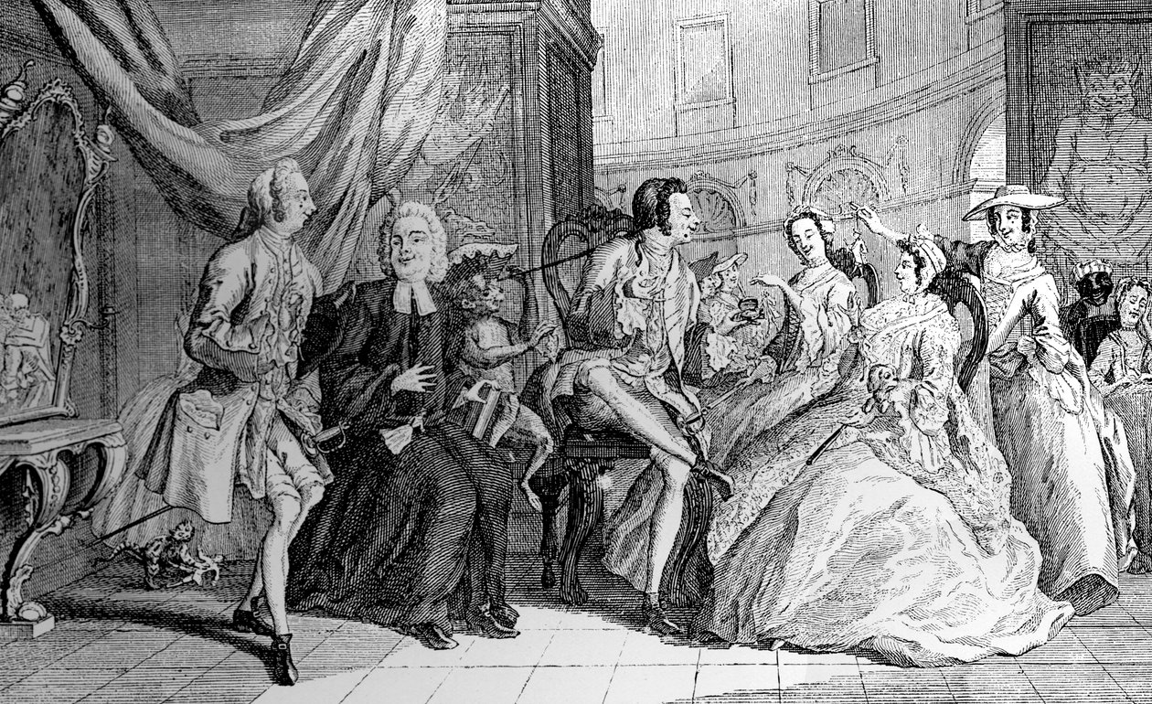 Festmény a la Mode, 1748 alkotó: Unbekannt