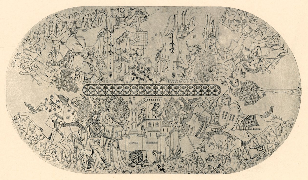 Festmény az igazságszolgáltatás csarnokának mennyezetéről, 1907. 3. sz. alkotó: Unbekannt