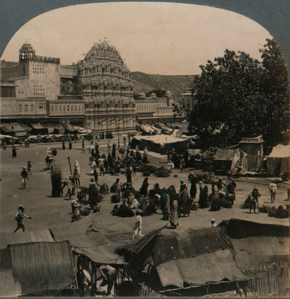 A szelek palotája a Shiva templomból, Jeypore, India, 1902 alkotó: Unbekannt