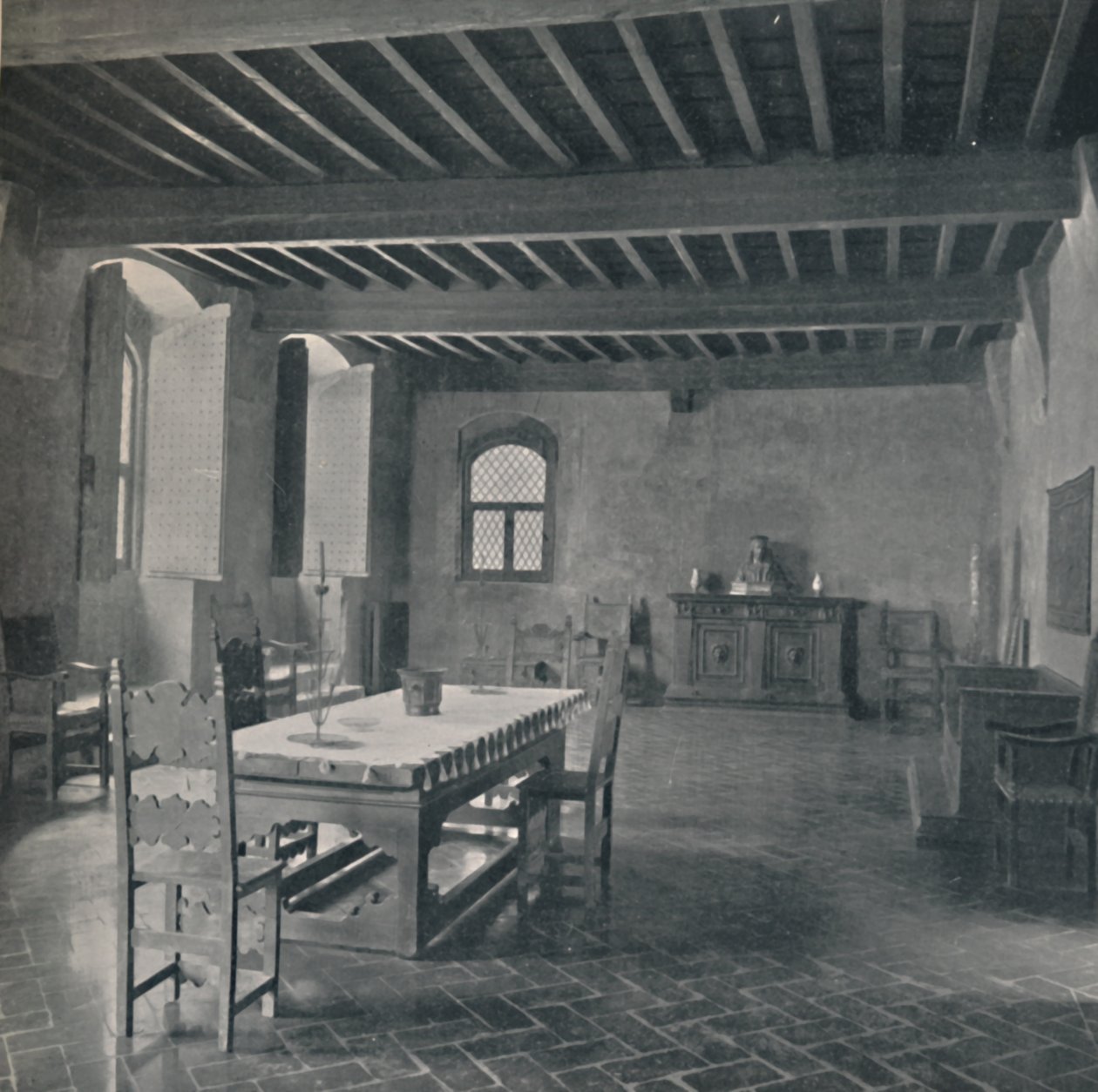 Palazzo Davanzati, Főterem a harmadik emeleten, 1928 alkotó: Unbekannt