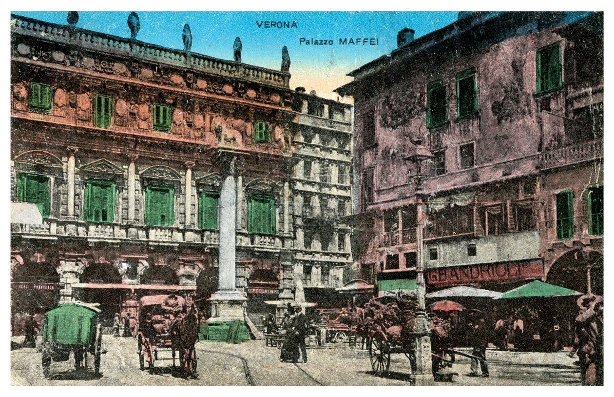 Palazzo Maffei, Verona, Olaszország, 19. század vége vagy 20. század eleje alkotó: Unbekannt