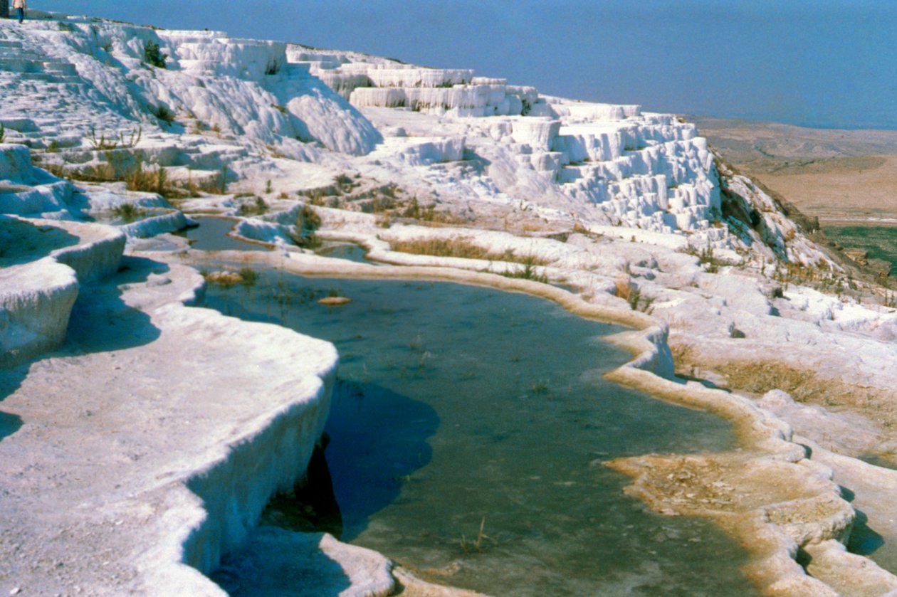 Pamukkale, Törökország. század c20 alkotó: Unbekannt