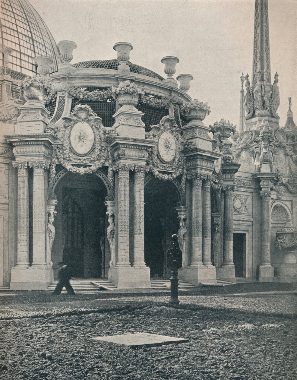 Panama-Csendes-óceáni Nemzetközi Kiállítás: A Kertészeti Palota főbejárata, 1915 alkotó: Unbekannt
