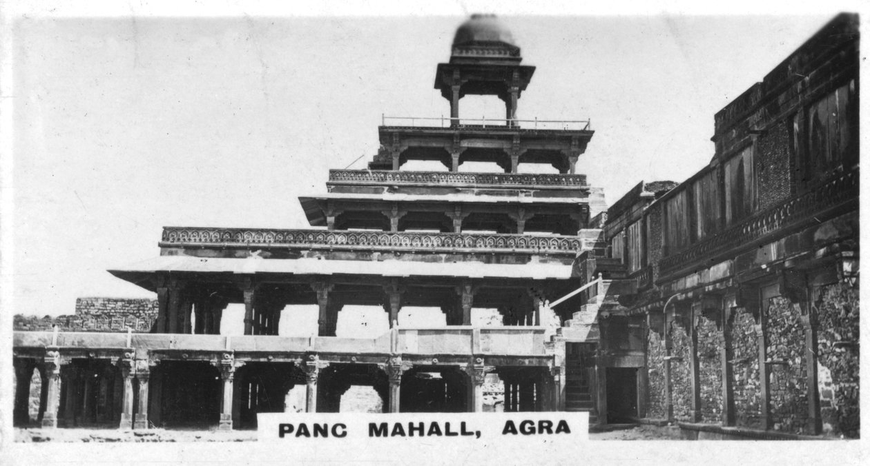 Panch Mahal, Fatehpur Sikri, Agra, India, 1925 alkotó: Unbekannt