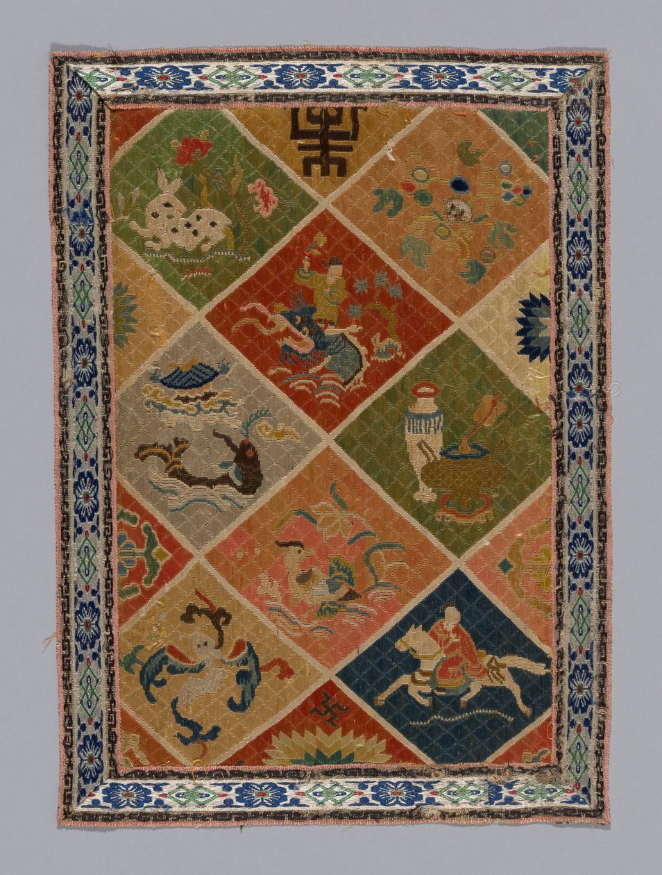 Panel ruhaszövet, Kína, Qing-dinasztia 1644-1911, 18751900. alkotó: Unbekannt