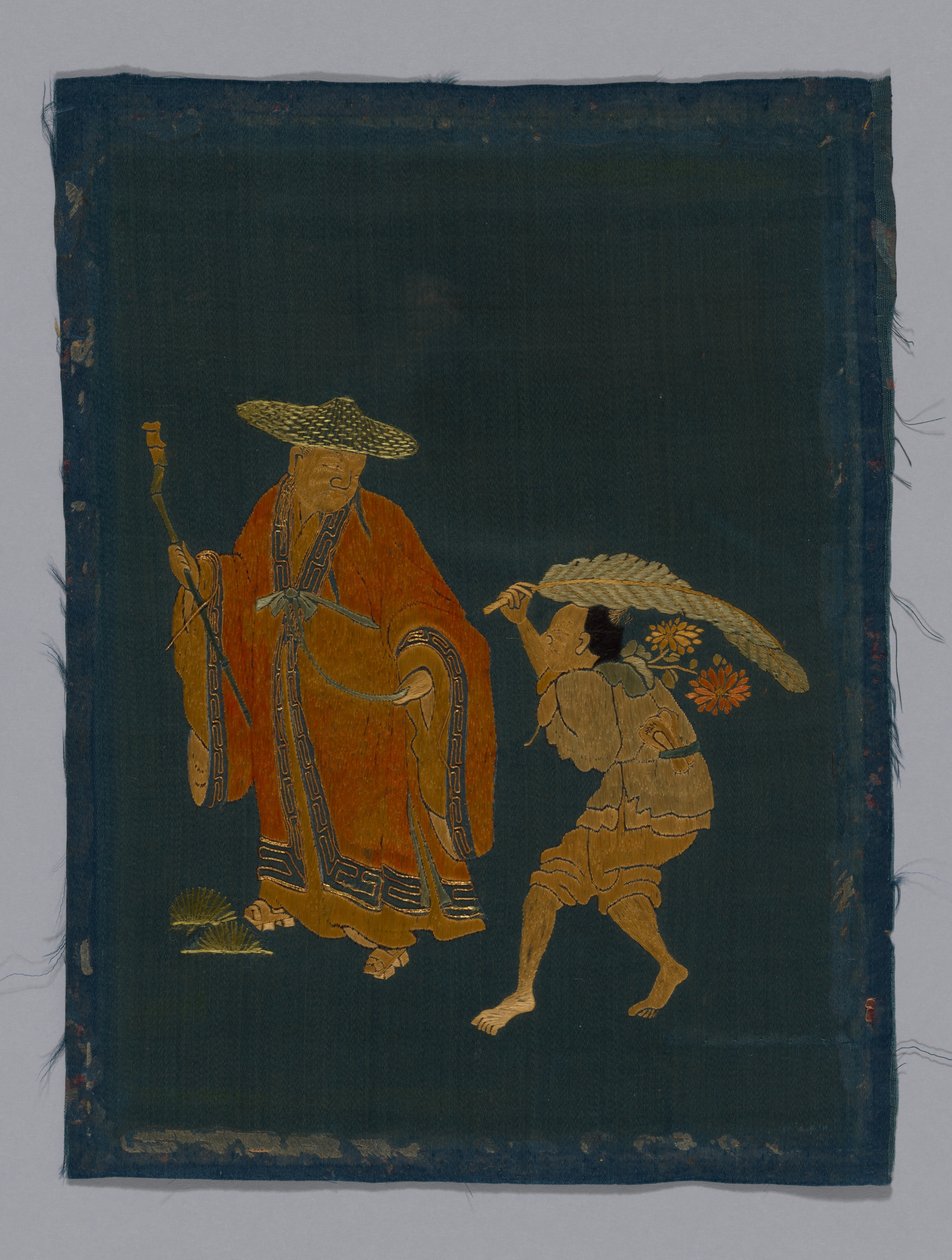 Panel bútorszövet, Kína, Kangxi-korszak, Qing-dinasztia 1644-1911, 180050. alkotó: Unbekannt