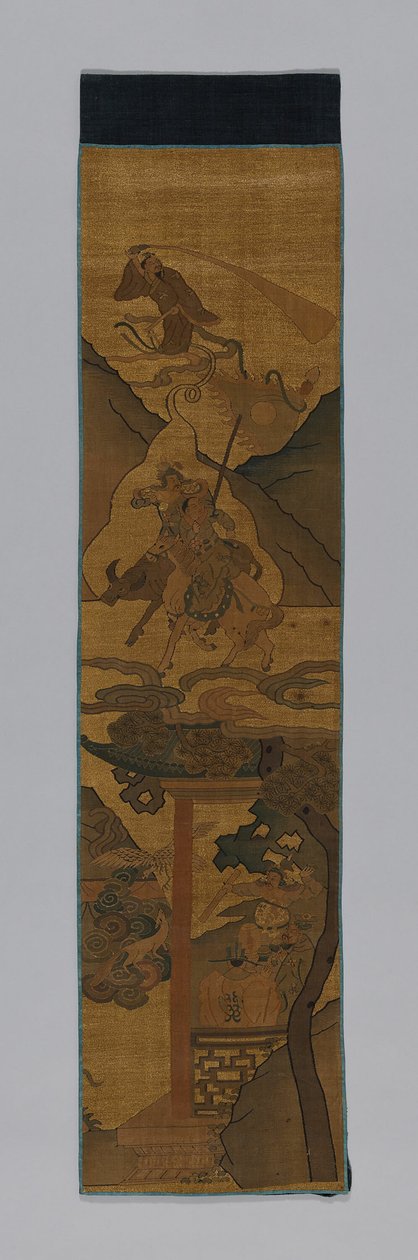 Panel lakberendezési szövet, Kína, Qing-dinasztia 1644-1911, 18001900. alkotó: Unbekannt