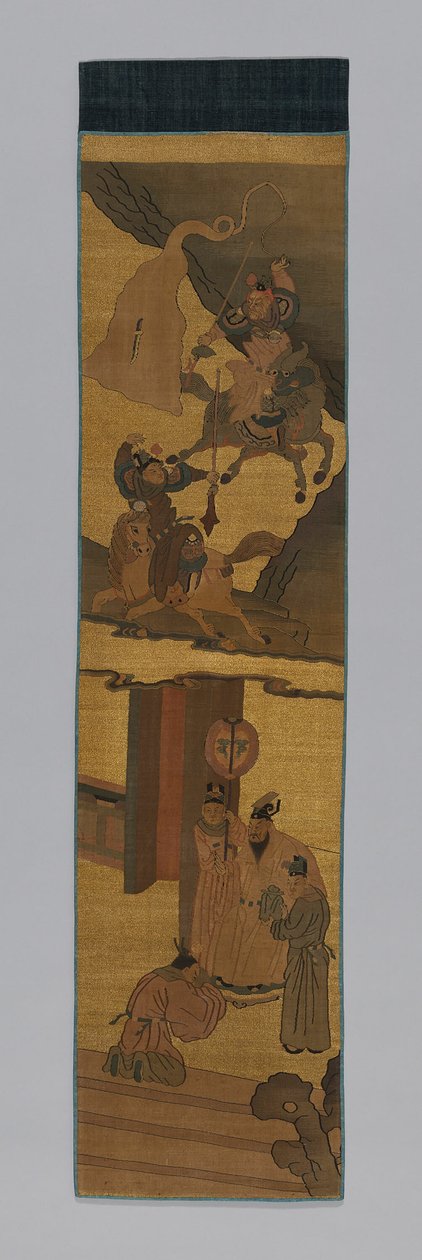 Panel Furnishing Fabric, Kína, Qing-dinasztia 1644-1911, 18001900. alkotó: Unbekannt