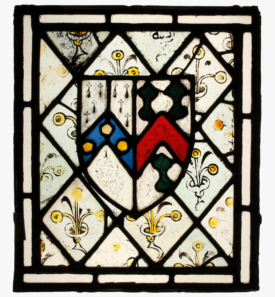 Panel Johnson heraldikai pajzsával, brit, kb. 1500. alkotó: Unbekannt