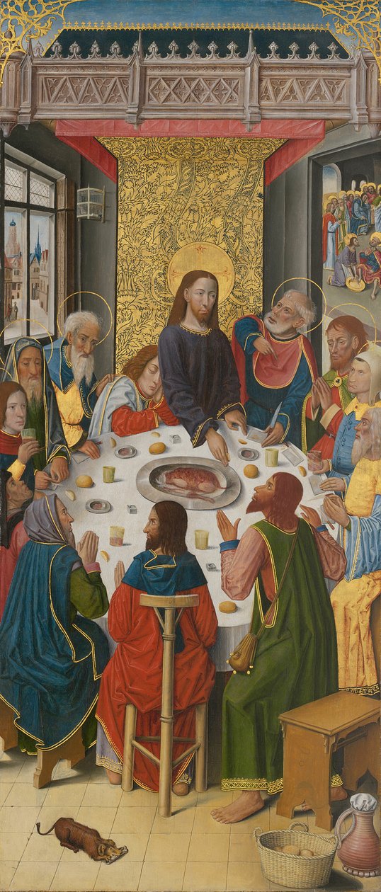 Panelek a Thuison-les-Abbeville-i Saint-Honoré Charterhouse főoltáráról: Az utolsó... alkotó: Unbekannt