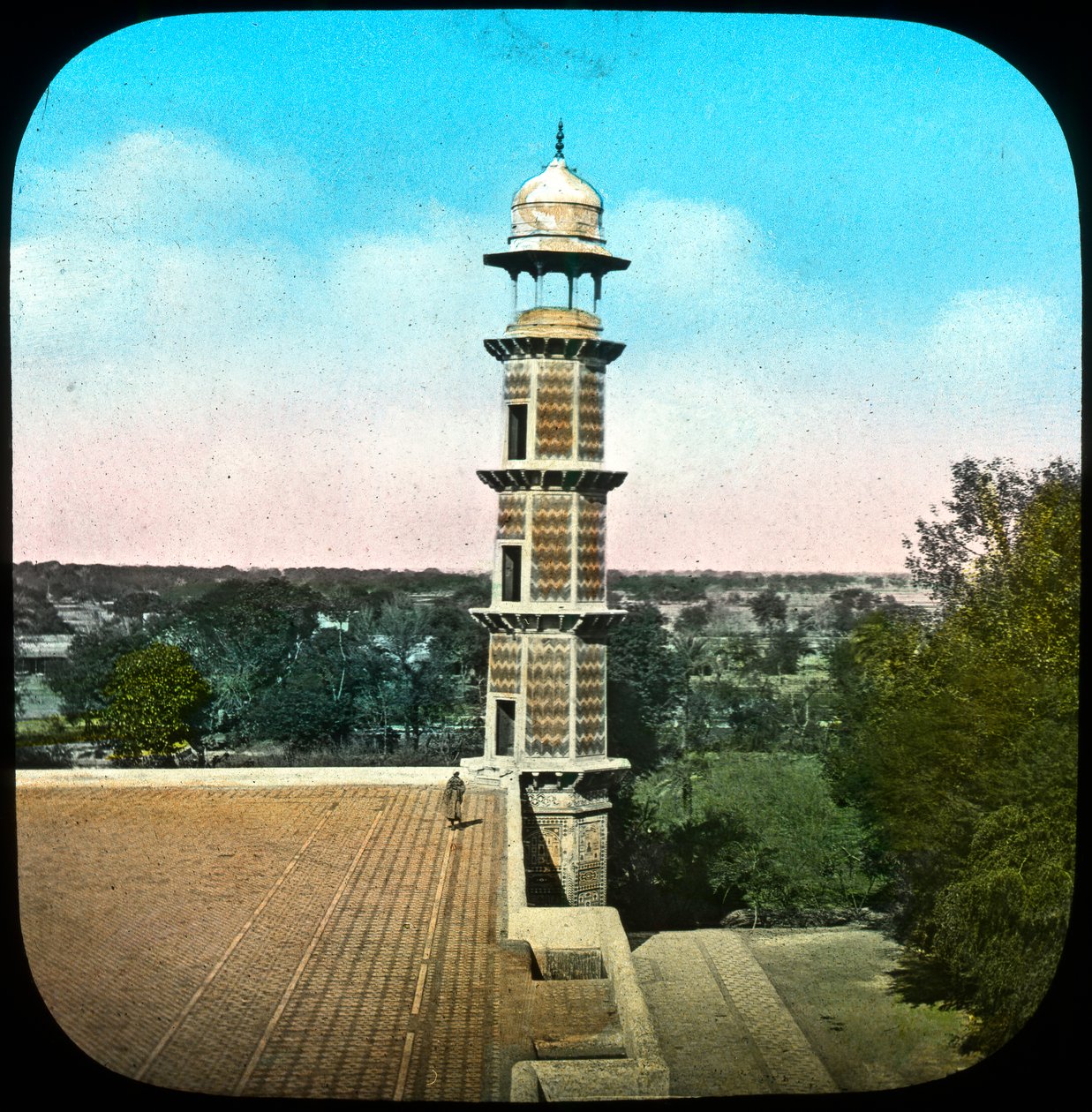 Panorama, Lahore, Punjab, India, 19. század vége vagy 20. század eleje alkotó: Unbekannt