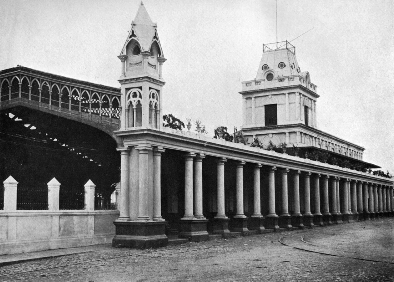 Paraguayi központi pályaudvar, Asuncion, Paraguay, 1911 alkotó: Unbekannt