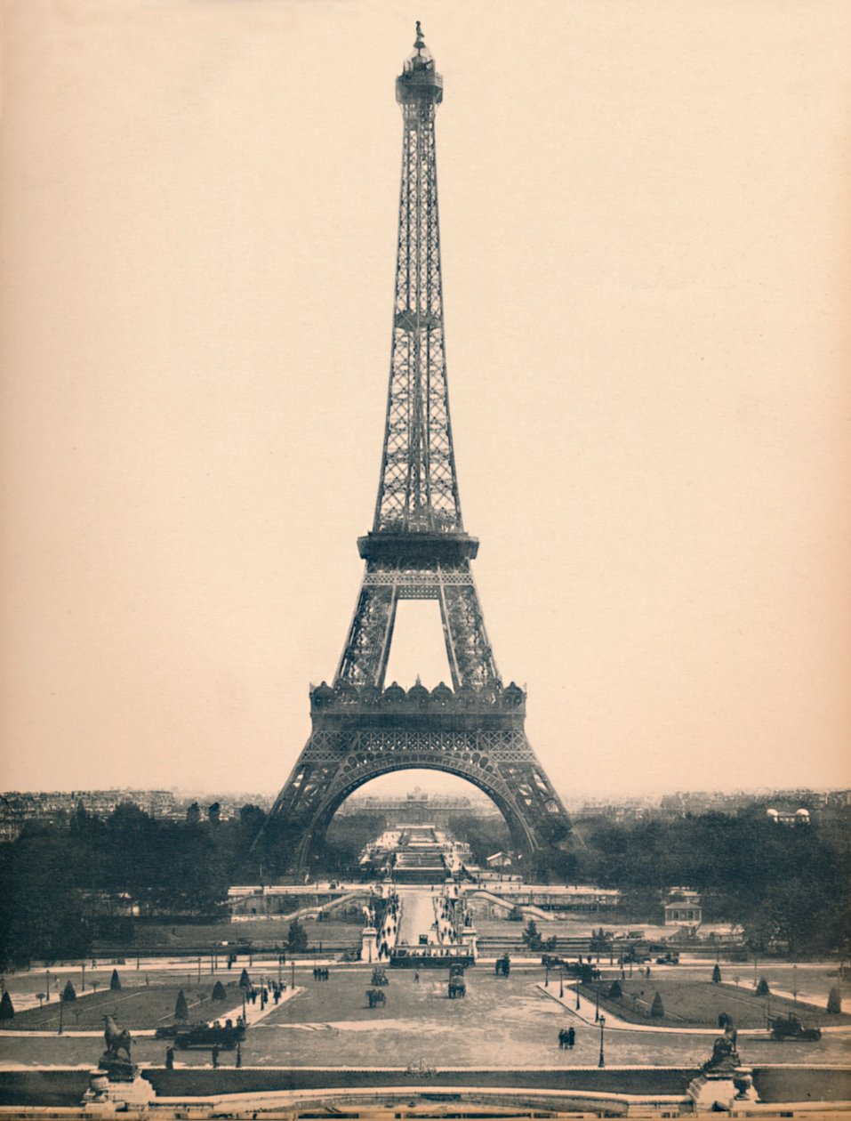 Párizs. - La Tour Eiffel. - LL, c1910. alkotó: Unbekannt