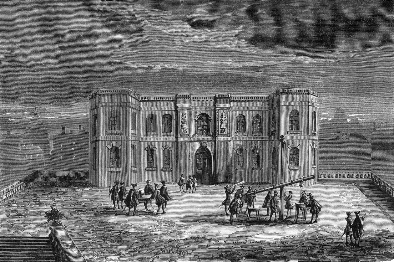 Párizsi Csillagvizsgáló XIV. Lajos idejében, 1870. 17. század alkotó: Unbekannt
