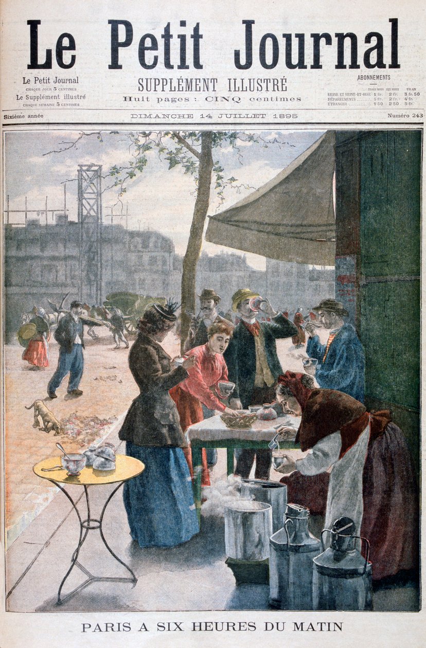Párizs reggel hat órakor, 1895 alkotó: Unbekannt