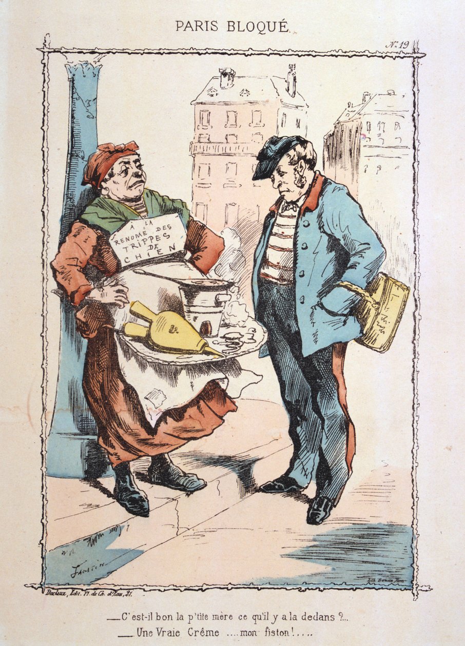 Párizs ostromlott, 1870-1871. alkotó: Unbekannt