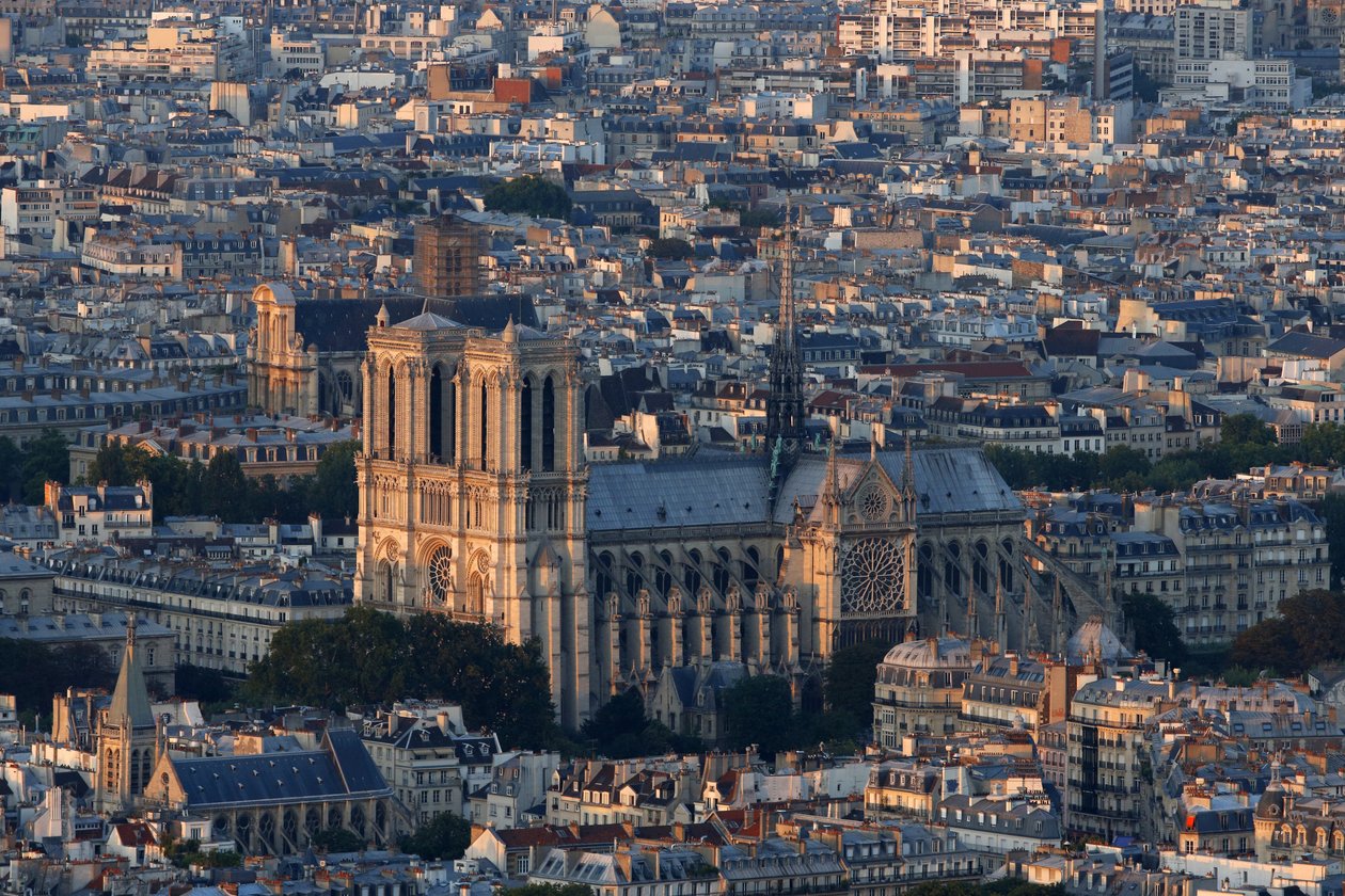 Párizs város, Notre Dame de Paris katedrális, Párizs, Franciaország alkotó: Unbekannt