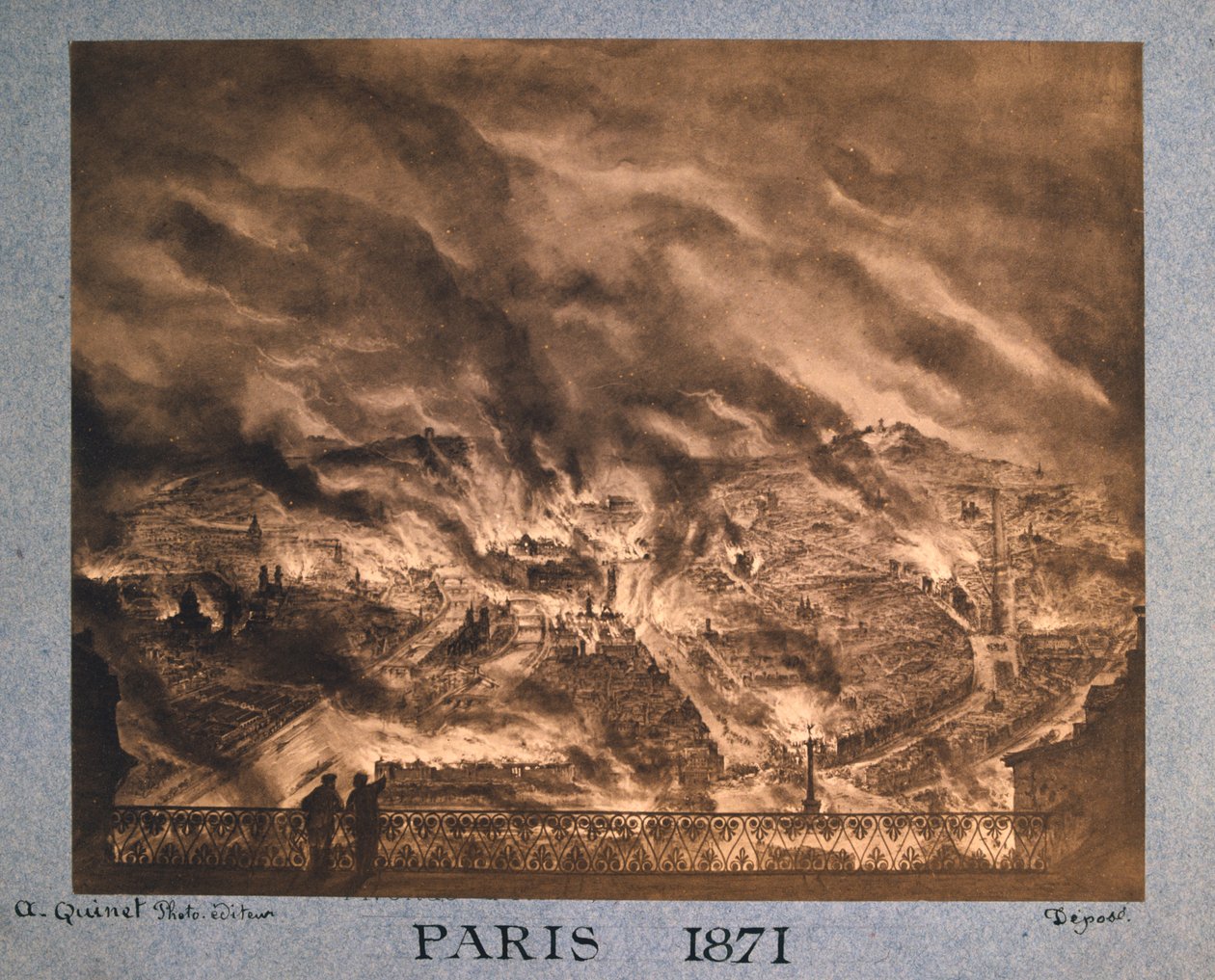 Párizs a lángokban, 1871 alkotó: Unbekannt