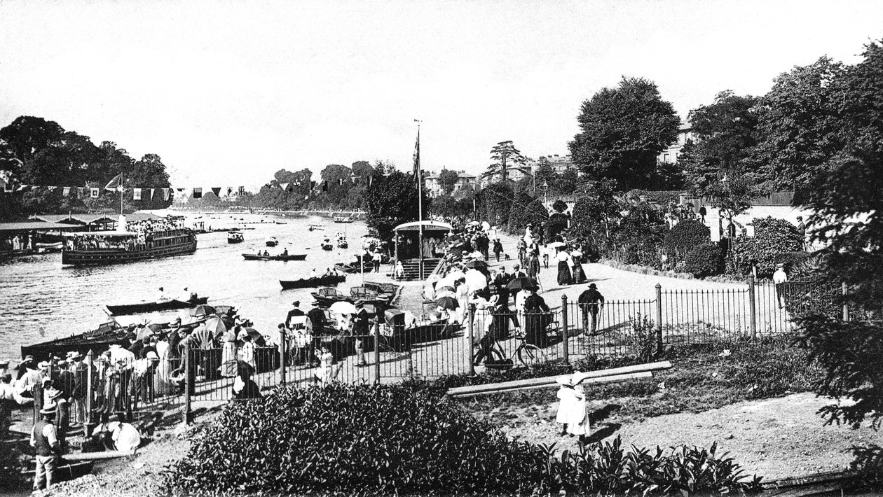 Parkers Ferry, Surbiton, 1909 alkotó: Unbekannt