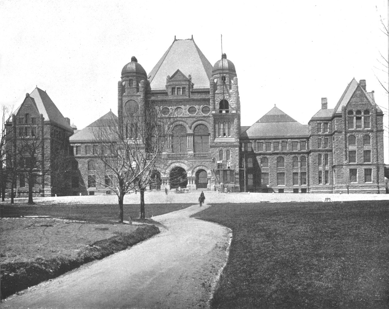 Parlament épületei, Toronto, Kanada, 1900. alkotó: Unbekannt