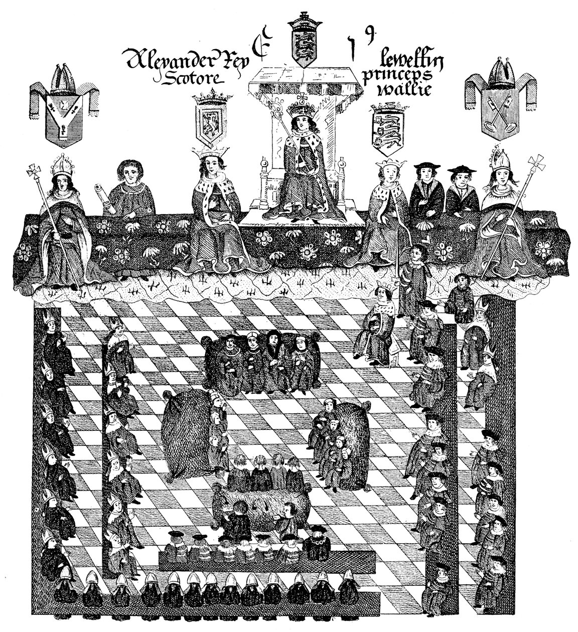 I. Edward parlamentje, 13. század, 1905 alkotó: Unbekannt
