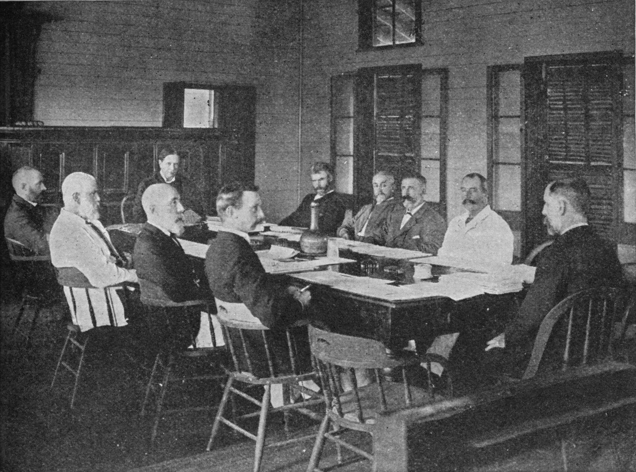 A brit tengerentúli tartományok parlamentjei: a Fidzsi-szigeteki Törvényhozó Tanács ülése, 1909 alkotó: Unbekannt
