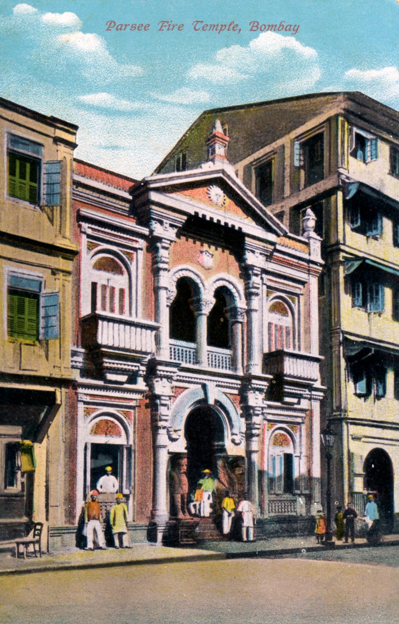 Parsi Fire Temple, Mumbai, India, 20. század eleje alkotó: Unbekannt