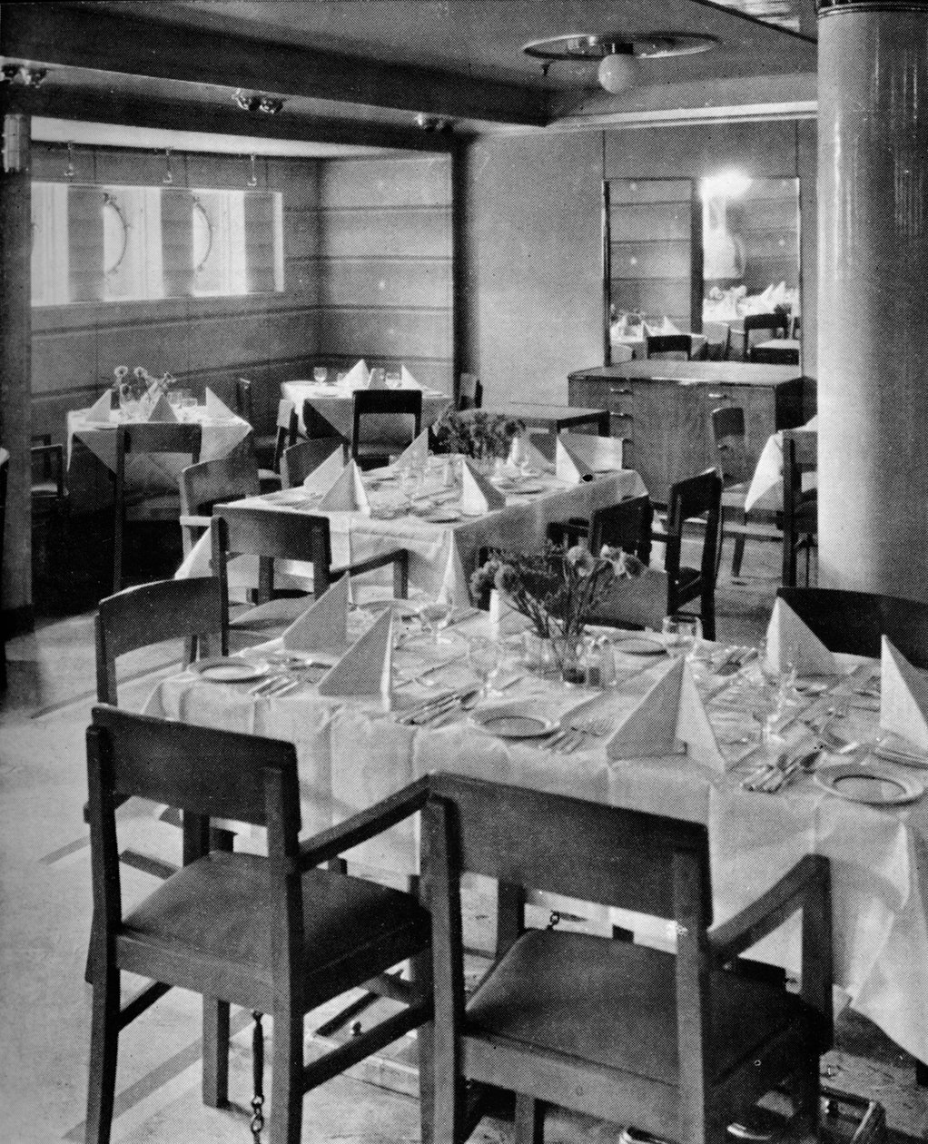 A Tourist Dining Saloon része, 1935 alkotó: Unbekannt