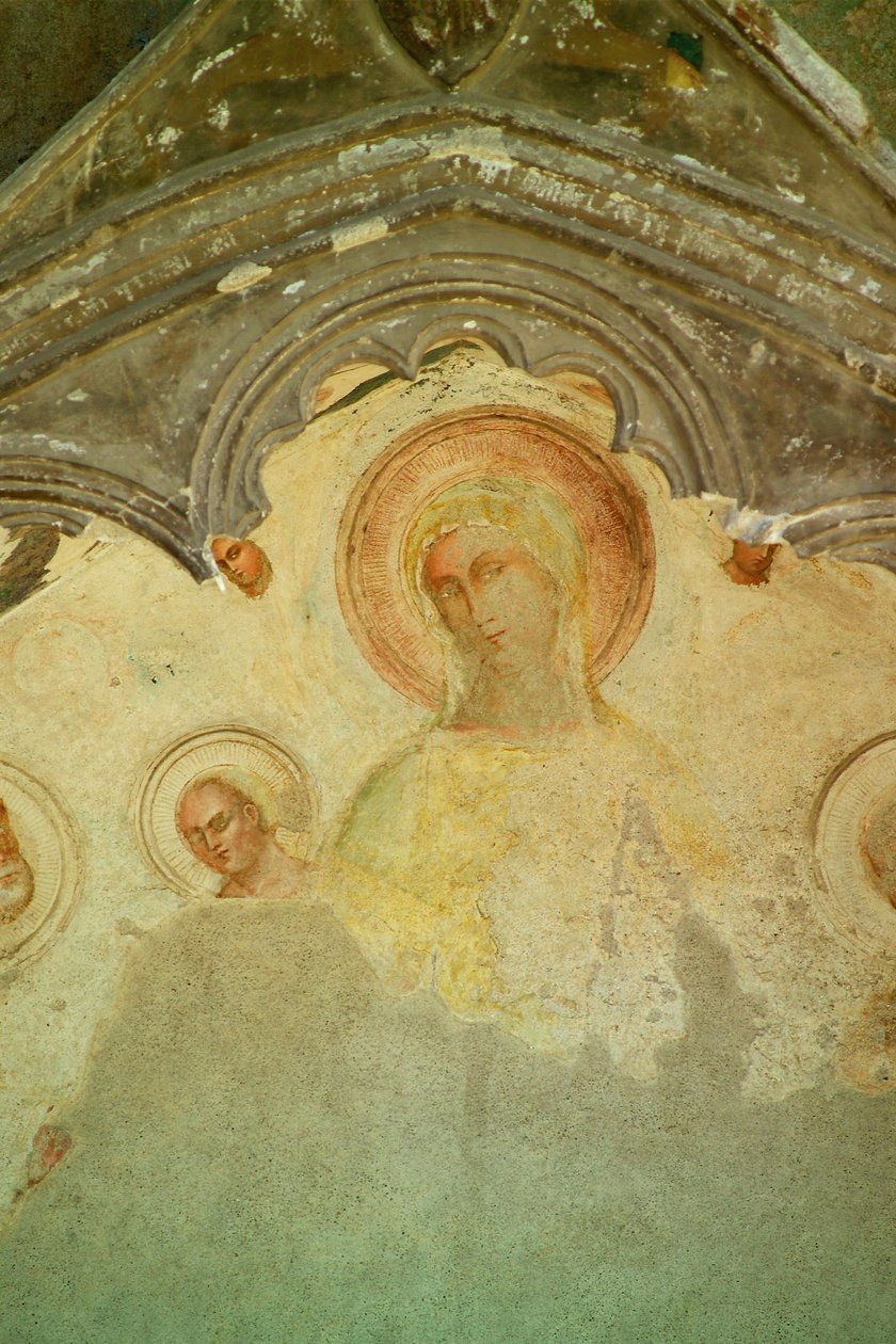 Különleges, Freskó, Quadriporticus, Katedrális, Salerno, Campania, Olaszország alkotó: Unbekannt