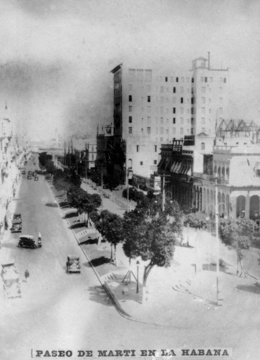 Paseo de Marti Havannában, 1920-as évek alkotó: Unbekannt