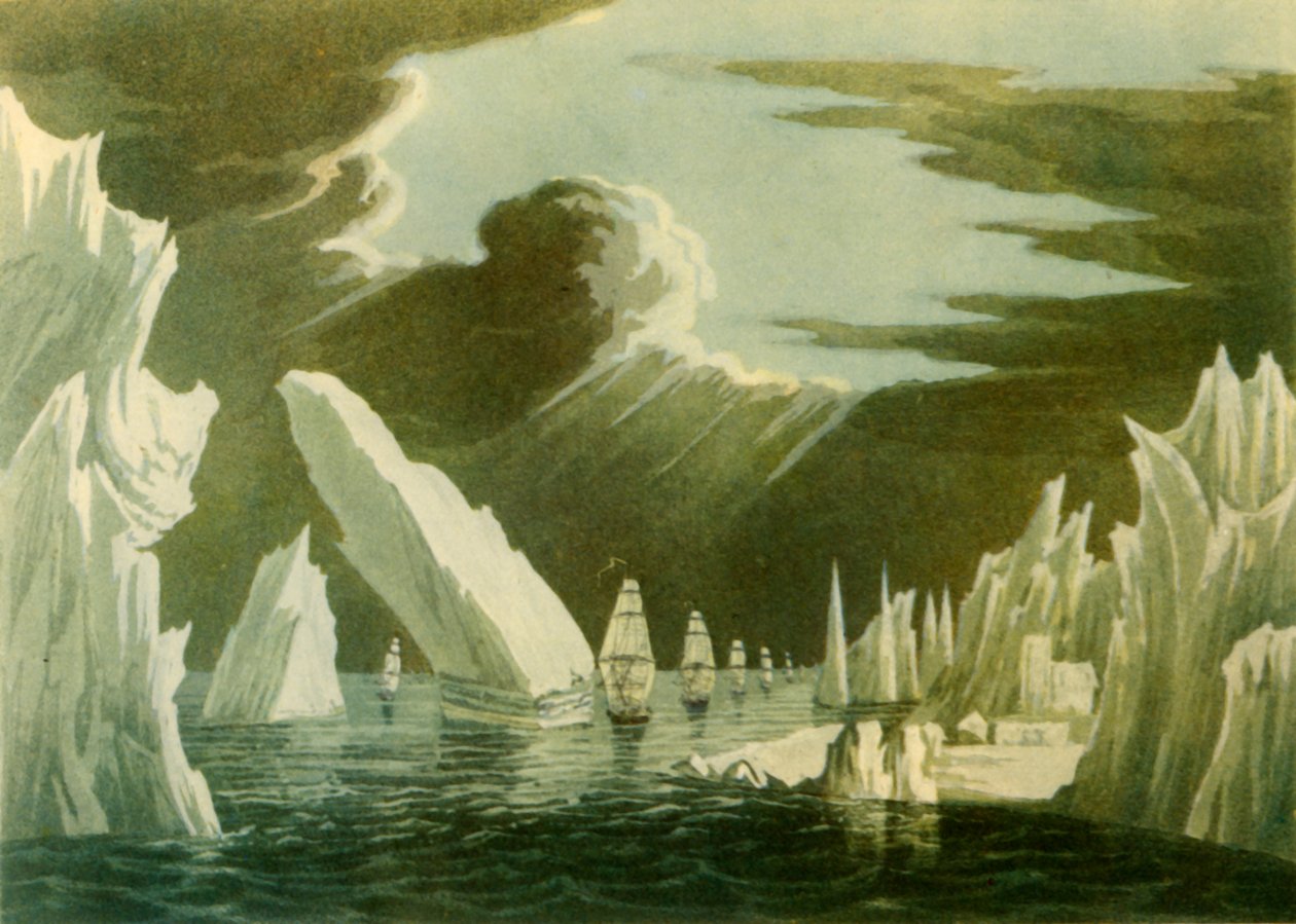 „Passage Through the Ice, 1818. június”, 1946. alkotó: Unbekannt