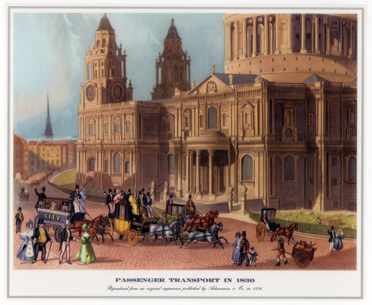 Személyszállítás 1830-ban, 1836-ban alkotó: Unbekannt
