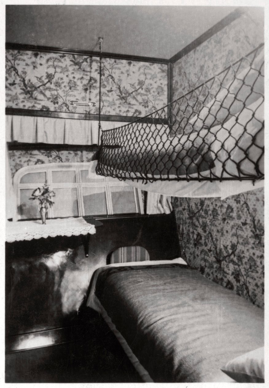 Utaskabin éjszaka, LZ 127 Graf Zeppelin, 1933 alkotó: Unbekannt