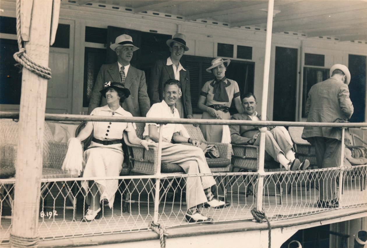Utasok egy nílusi körúton, 1936 alkotó: Unbekannt